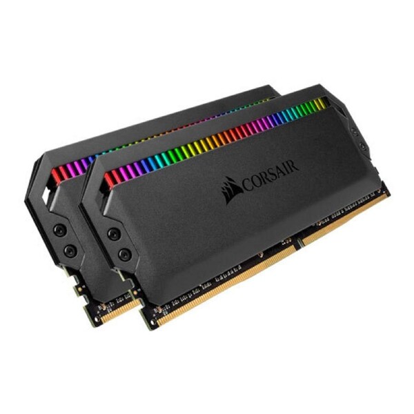 Corsair Dominator Platinum RGB 32GB (2x16GB) DDR4 3200MHz C16 XMP 2.0 Black Desktop PC Gaming Memory
