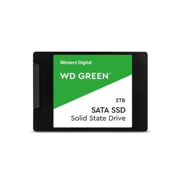 Western Digital WD Green 2TB 2.5' SSD SATA 545R/430W MB/s 80TBW 3D NAND 7mm 3 Years Warranty