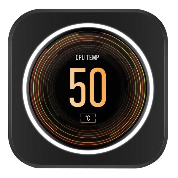 Corsair iCUE ELITE CPU Cooler LCD Display Upgrade Kit transforms your CORSAIR ELITE CAPELLIX CPU cooler into a personalized dashboard Display