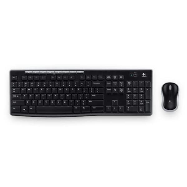 Logitech MK270R Wireless Keyboard and Mouse Combo 2.4GHz Wireless Compact Long Battery Life 8 Shortcut keys