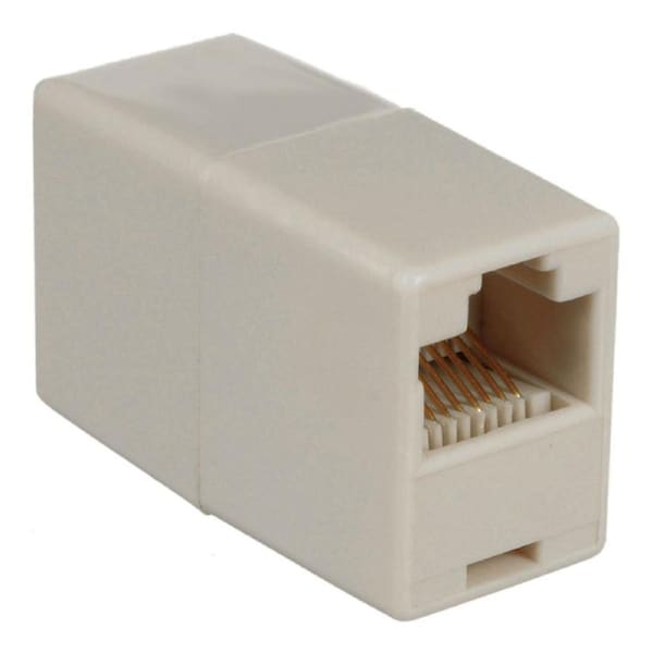 8Ware RJ45 Inline Coupler - Network Keystone Jack Socket suitable for CAT5e and CAT6 Ethernet cables