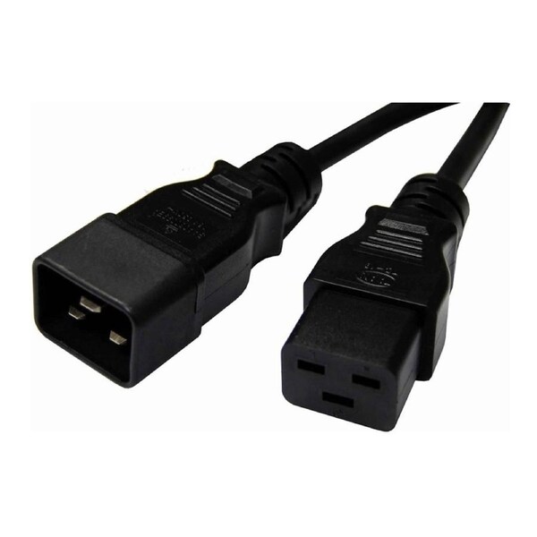 8Ware Power Extension Cable Lead 2m 15A IEC-C19 to IEC-C20 Male to Female for UPS PDU PC Servers Rack-mount Power Distribution Units