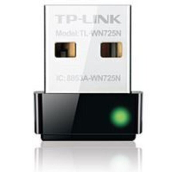 TP-Link TL-WN725N N150 Nano Wireless N USB Adapter 2.4GHz (150Mbps) 1xUSB2 802.11bgn Internal Antenna miniature design for Notebook Laptop