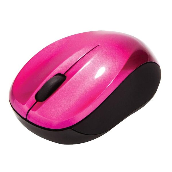 Verbatim GO Nano Hot Pink Mouse 2.4GHz Wireless Optical, Ultra Compact, 3 Buttons, 1600dpi, Nano Receiver