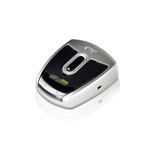 Aten Auto Peripheral Switch 2x1 USB 2.0, 2x PC, 1x USB 2.0 Ports, Auto Port Selector, Confirgurable Via Software, Hot Pluggable