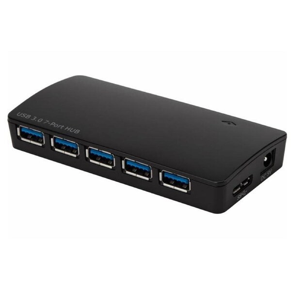Targus 7 Port USB 3.0 Power Hub With Fast Charging and 5Gbps Transfer Speed/ Accept USB 2.0/1. x Devices