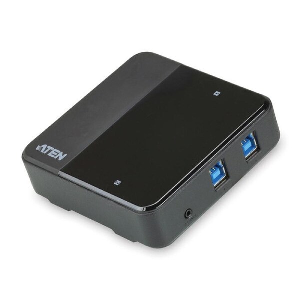Aten Peripheral Switch 2x4 USB 3.1 Gen1, 2x PC, 4x USB 3.1 Gen1 Ports, Remote Port Selector, Plug and Play