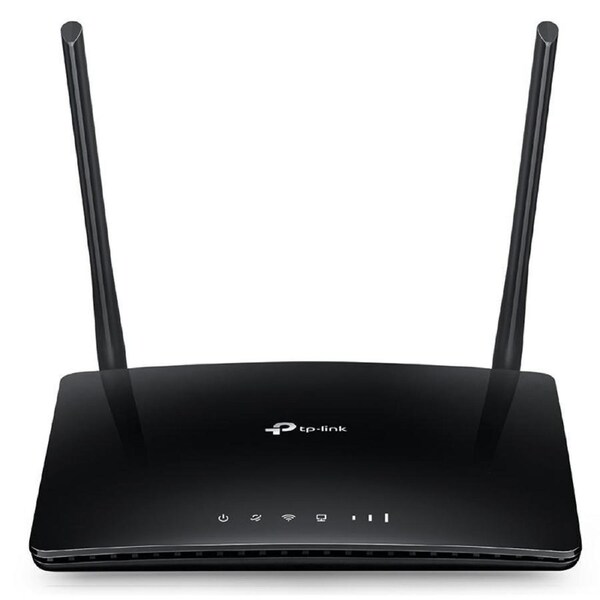 TP-Link TL-MR6400 N300 Wireless N 3G/4G LTE Router 2.4GHz (300Mbps) 802.11bgn 3x100Mbps LAN 1x 100Mbps 4G SIM Slot, Band5&Band28
