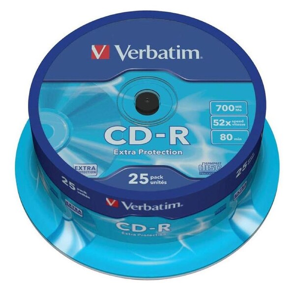 Verbatim CD-R 700MB 25Pk Spindle 52x