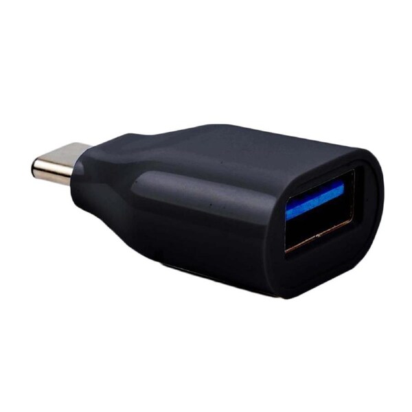 8Ware USB-A female to USB-C Male OTG Adapter For Laptop, Wall Chargers,Phone Black