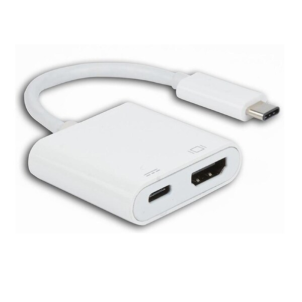 8Ware USB Type-C to HDMI Adapter Cable with Type-C Charging Port - Up to 60W