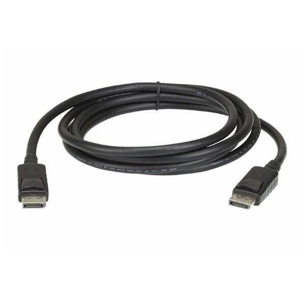 Aten 2m DisplayPort Cable, supports up to 3840 x 2160 @ 60Hz, 28 AWG copper wire construction for high-definition media connections