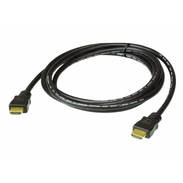 Aten 2M High Speed HDMI Cable with Ethernet. Support 4K UHD DCI, up to 4096 x 2160 @ 60Hz