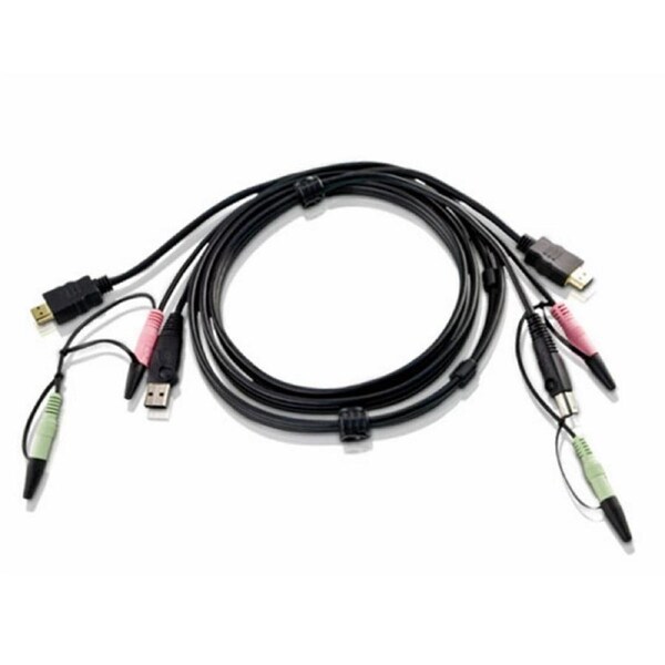 Aten KVM Cable 1.8m with HDMI, USB & Audio to HDMI, USB & Audio