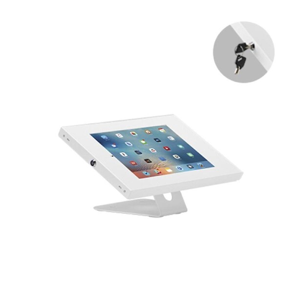 Brateck Anti-Theft Wall-Mounted/Countertop Tablet Holder Fit most 9.7' to 11' tablets( iPad, iPad Air, iPad Pro, - White
