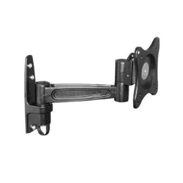Brateck Single Monitor Wall Mount tilting & Swivel Wall Bracket Mount VESA 75mm/100mm For most 13''-27' LED, LCD flat panel TVs; up to 15kg