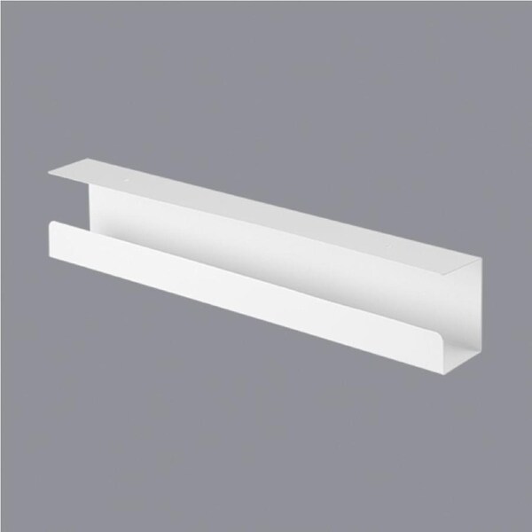 Brateck Under-Desk Cable Tray Organizer Dimensions:600x114x76mm - White (LS)