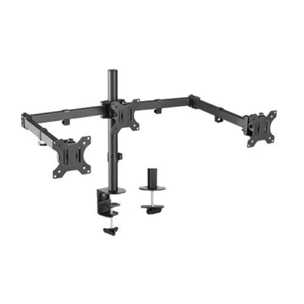 Brateck Triple Screens Economical Double Joint Articulating Steel Monitor Arms, Extended Arms & Free Rotated Double Joint,Fit Most 13'-27' Up to 7kg.