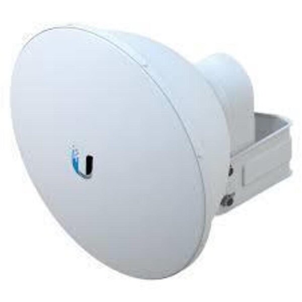 Ubiquiti 5GHz airFiber Dish 23dBi Slant 45 Degree Signal Angle For Optimum Interference Avoidance, Universal Pole Mount, Weatherproof, 2Yr Warr