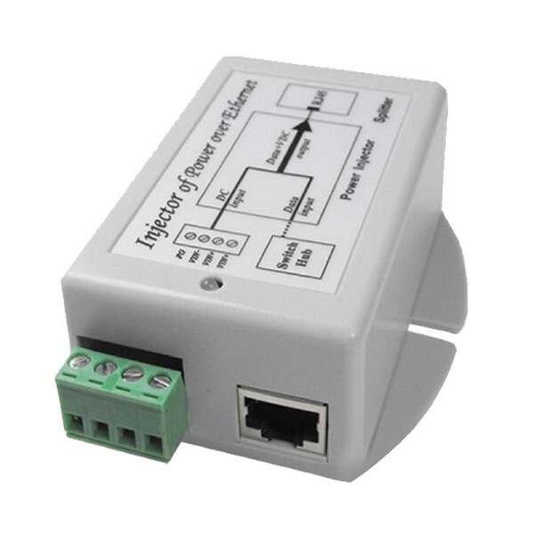 Tycon Power TP-DCDC-1224G, 9-36VDC Input, 24V Passive Gigabit PoE Output, 20W, High Temperature Operation