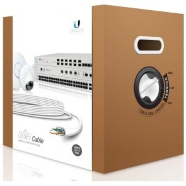 Ubiquiti UniFi Ethernet Cable, Category 6 UTP (Unshielded Twisted Pair), Up To 10G Ethernet, 304m, Anti-crosstalk Divider, 2Yr Warr