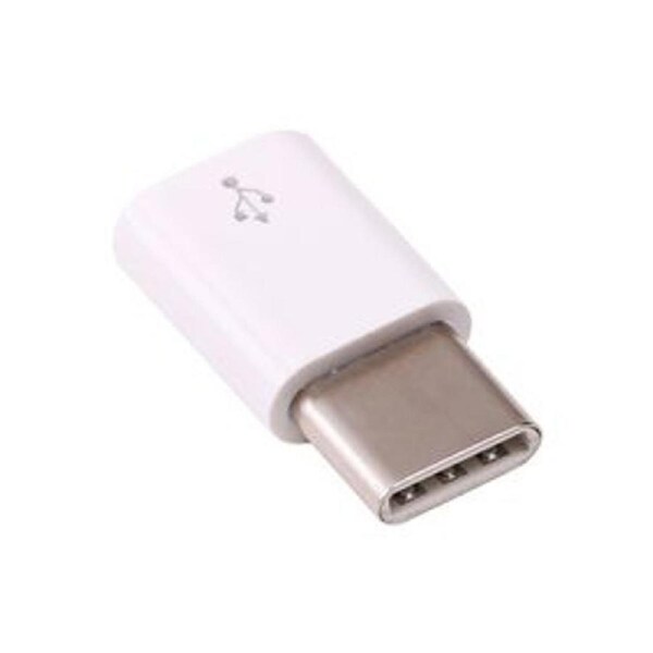 Raspberry Pi 4 USB Adapter, Female Micro USB To Male USB-C, White