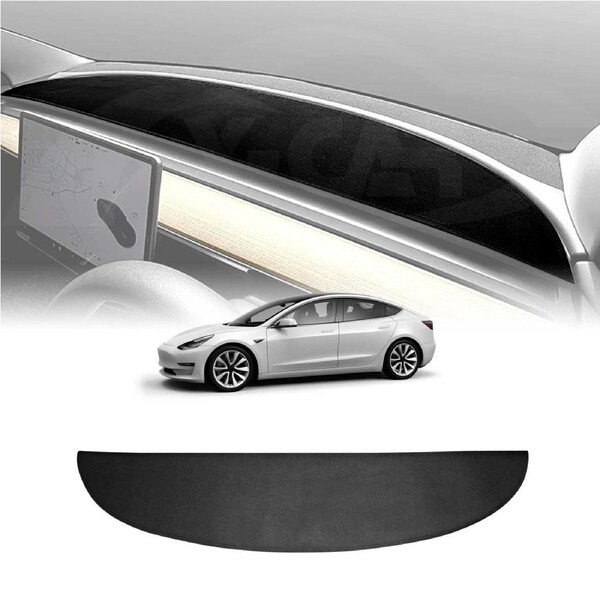 Luxury 3D Dash Mat Pad Cover Non-Slip for Tesla Model 3 2017-2023