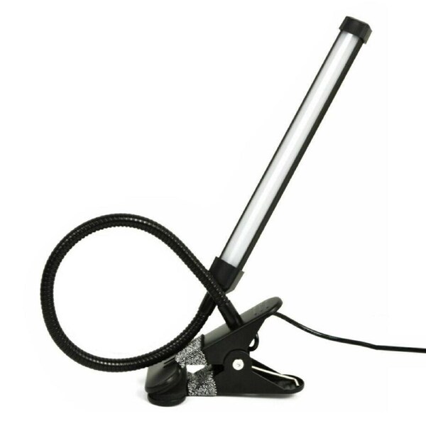 Ozoffer Clip On Desk Lamp Table Light Bedside Night Reading Led Eye Care USB Dimmable