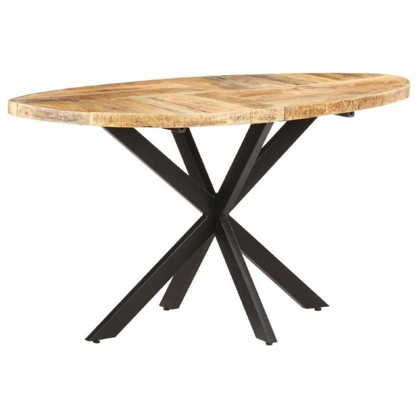 Dining Table 140x80x75 cm Solid Mango Wood vidaXL