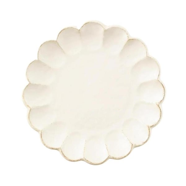 Kaneko Rinka Flower White Plate 27cm