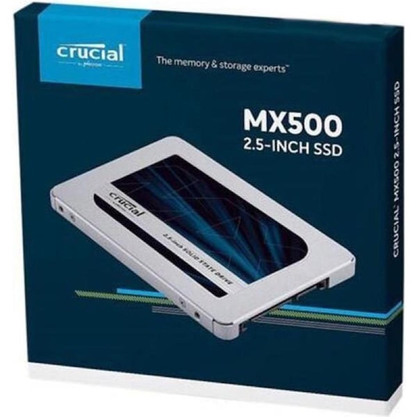 Crucial MX500 1TB 2.5' SATA SSD - 560/510 MB/s 90/95K IOPS 360TBW AES 256bit Encryption Acronis True Image Cloning 5yr alt~MZ-77E1T0BW