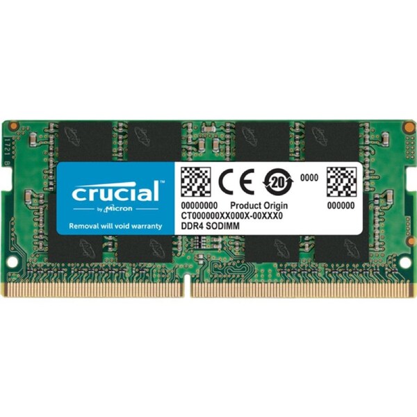 Crucial 16GB (1x16GB) DDR4 SODIMM 3200MHz CL22 1.2V Un-Ranked Notebook Laptop Memory RAM