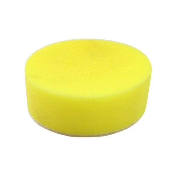 Suntech 3-1/2" 90mm Yellow Velcro Compounding Polishing Foam Pad - SA-75543VC