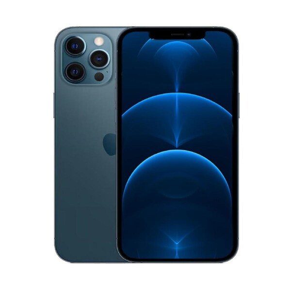 (Refurbished) Apple iPhone 12 Pro Max 128GB Pacific Blue (Excellent Condition)