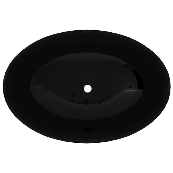 Bathroom Wash Counter Hand Basin Sink Vanity Oval Bowl Washroom Ceramic Vessel