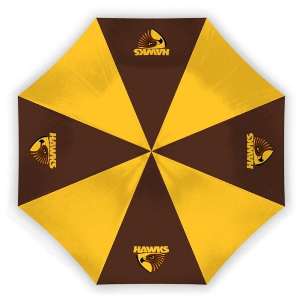 Hawthorn Hawks AFL Aussie Rules Footy Team Umbrella