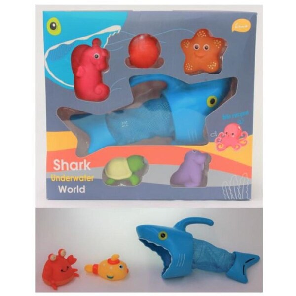 Shark Underwater World - Bath Shark with 5 Squirters