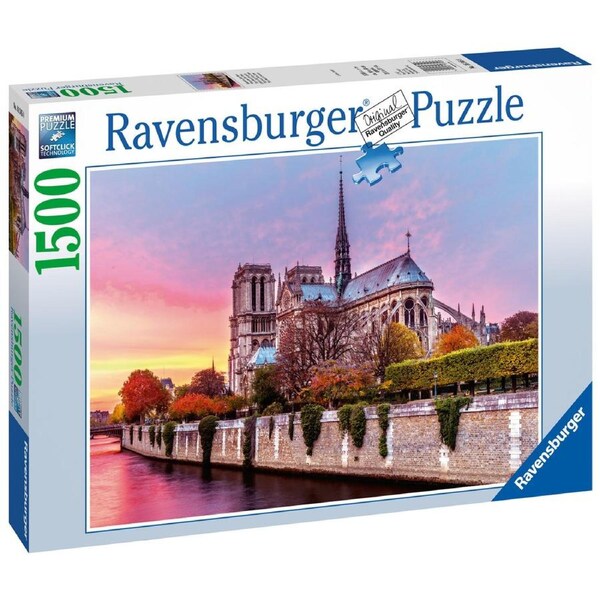 Ravensburger - Picturesque Notre Dame Puzzle 1500 Piece