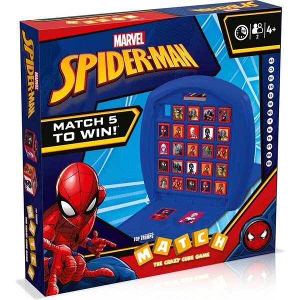 Marvel Spider Man Top Trumps Match Board Game Memory Cards 4y+ Family/Kids/ Toy