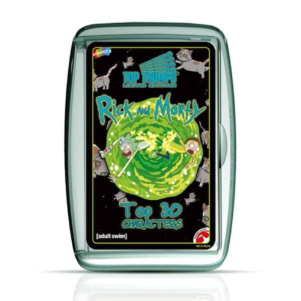 Top Trumps Rick & Morty Cards Character TV Show Game Family/Kids Play Toy