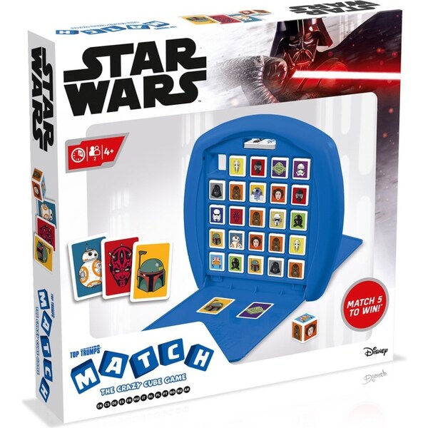 Star Wars Top Trumps Match Game Board Memory Cards 4y+ Family/Kids Fun Toy