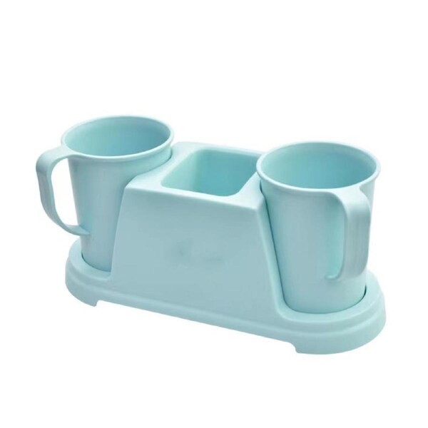 Uber Bathroom Cup Tooth Tools Storage Holder Set - Assorted