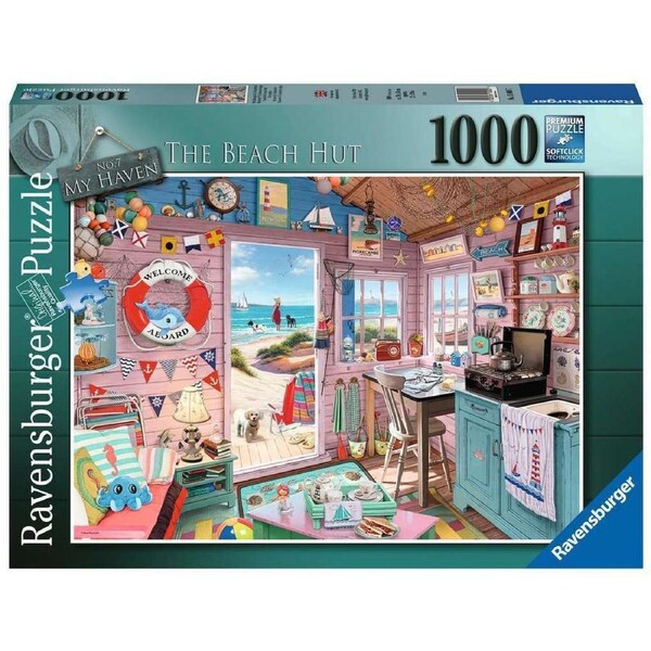 Ravensburger - My Haven No 7 - The Beach Hut Puzzle 1000 Pce