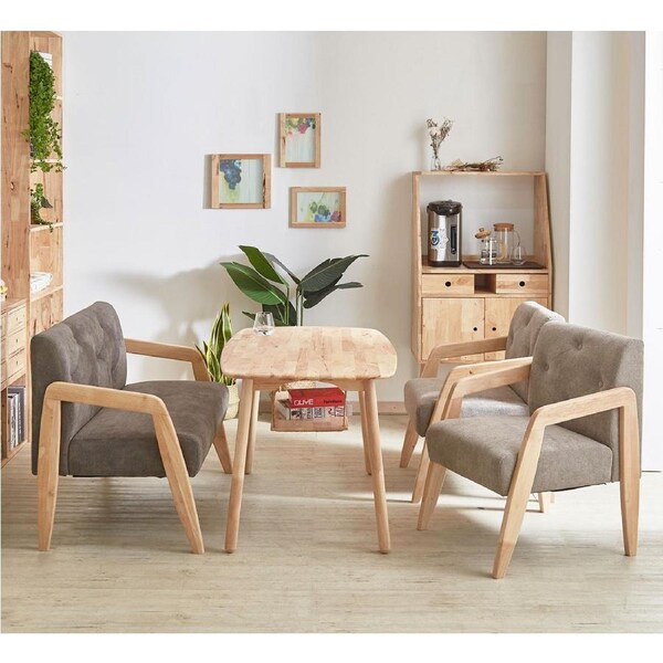 Diamond Lounge 4pc Sofa Dining Setting