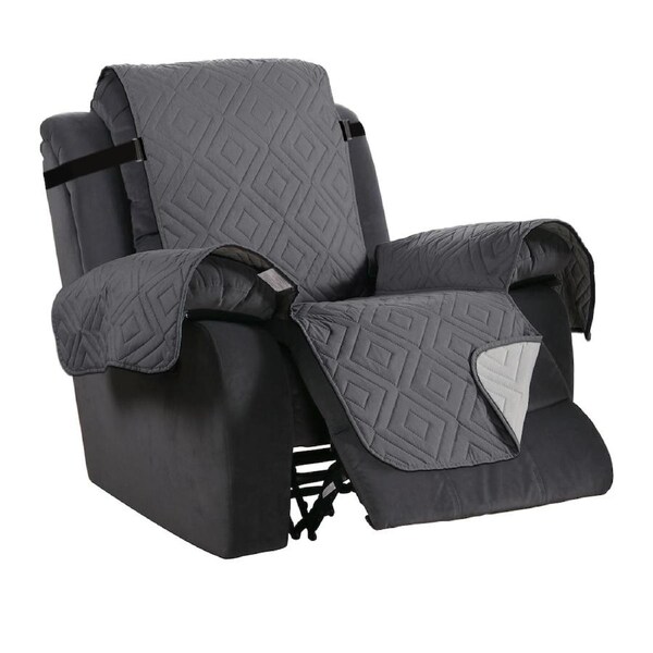 Recliner Cover Chair Reclining Chair Cover Protect from Pets/Kids Non Slip Cover Taupe/Beige
