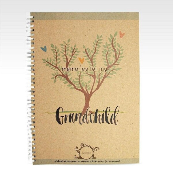 Rhicreative Grandchild - Baby Record Journal Book
