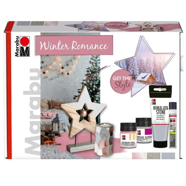 MARABU Home Decor Craft Kit - Winter Romance