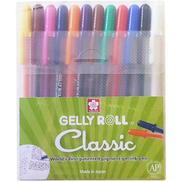 Sakura Gelly Roll 12 Gel Pens Set - Classic set