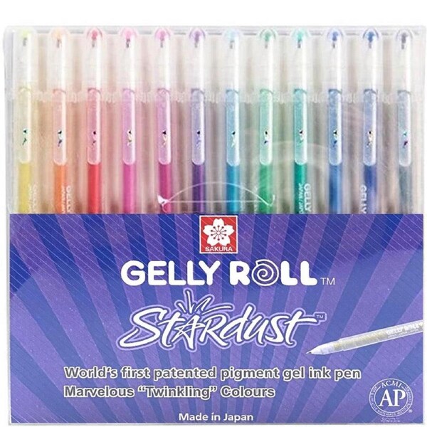 Sakura Gelly Roll 12 Gel Pens Set - Stardust set