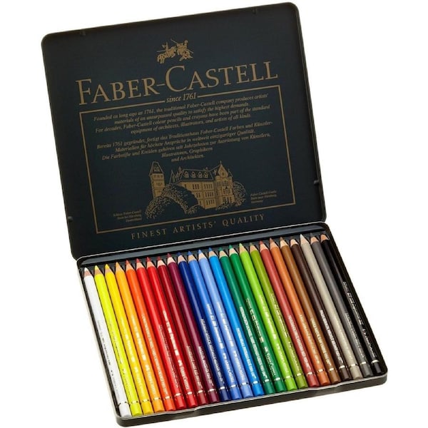 Faber Castell Polychromos Colouring Pencils - 24 Set